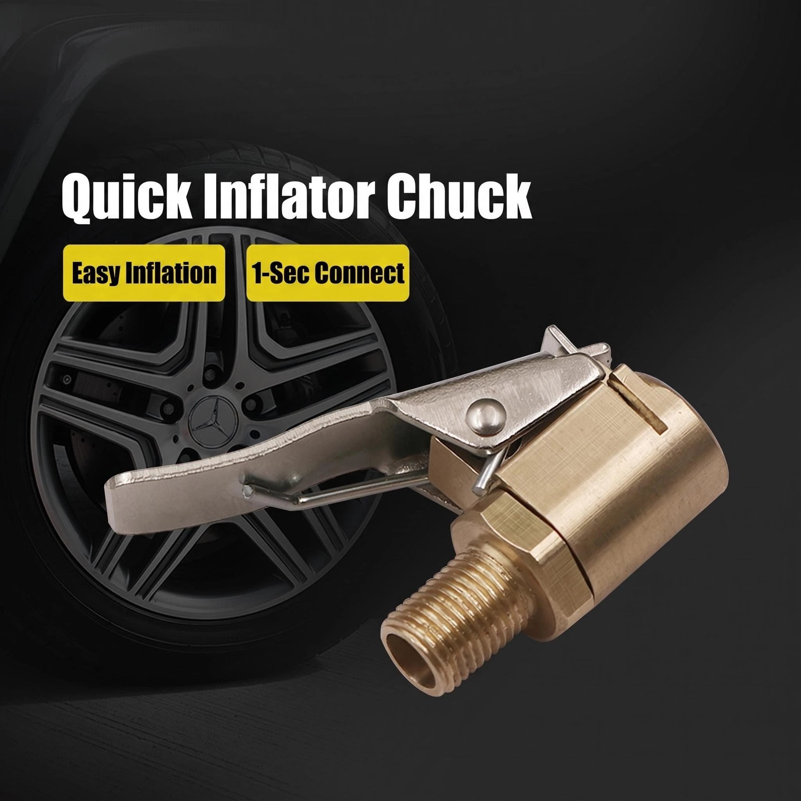 Schrader Valve / Clip-on / Screw-on Air Chuck
