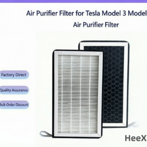 Tesla Model 3 / Model Y Internal Cabin Air Filter – Standard, Activated Carbon & Aroma Carbon Versions, 2‑Piece Set