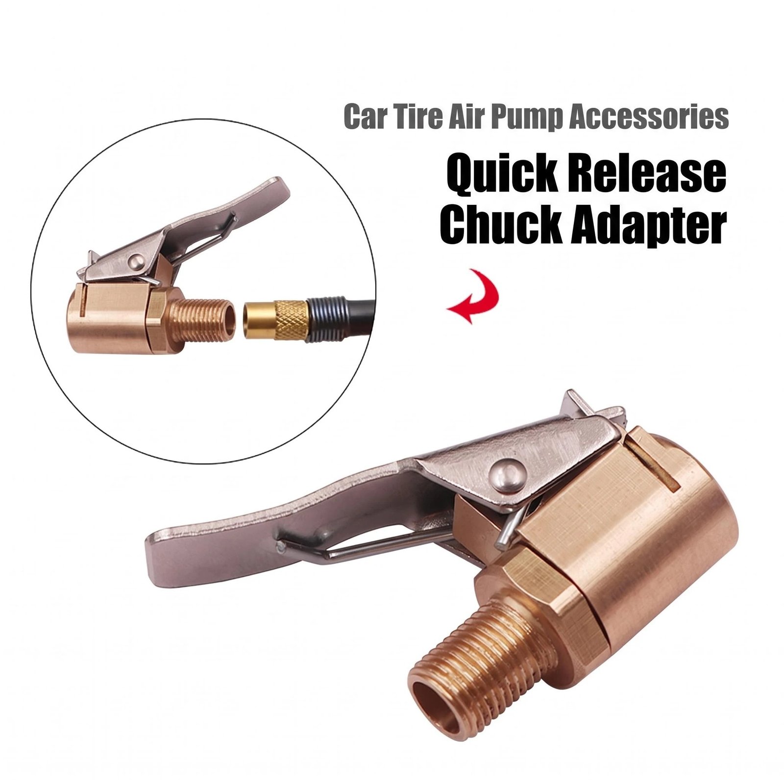 Car Tire Inflator Adapter